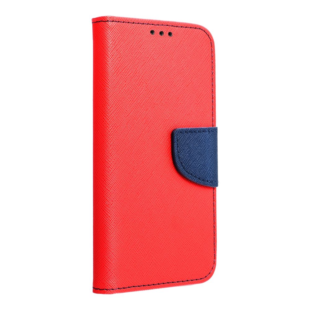 Husa Fancy Book Flip pentru Xiaomi Redmi Note 13 PRO Plus 5G Rosu / Bleumarin