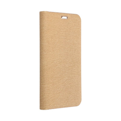 Husa Luna Book Auriu Flip pentru Xiaomi Redmi Note 13 PRO 4G / Poco M6 PRO 4G Auriu