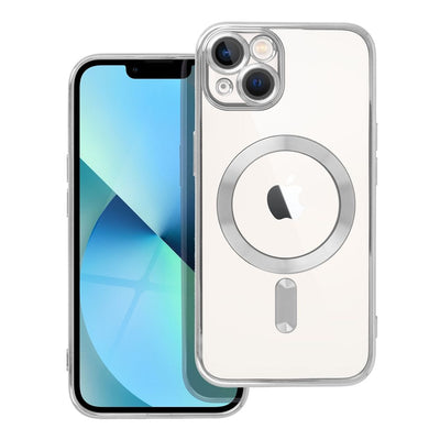 Husa Electro Mag pentru iPhone 13 Compatible cu Magsafe Argintiu