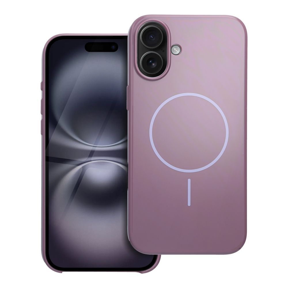 Husa Glossy Mag pentru iPhone 16 Plus Premium Compatible cu Magsafe si Camera Control Button Mov