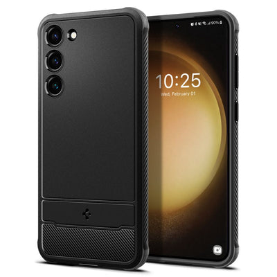 Husa Spigen Rugged Armor pentru Samsung Galaxy S23 Matt Negru