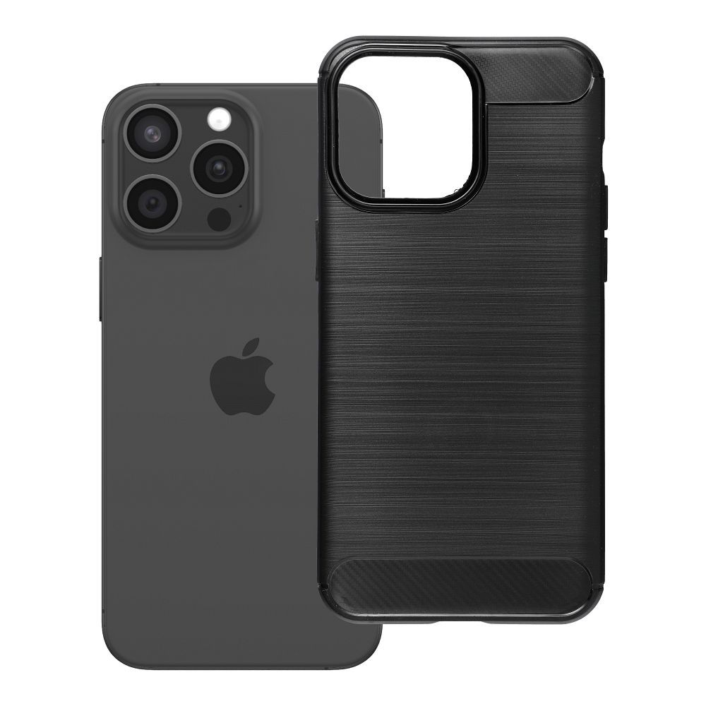 Husa Carbon 2.0 pentru iPhone 15 PRO MAX Negru