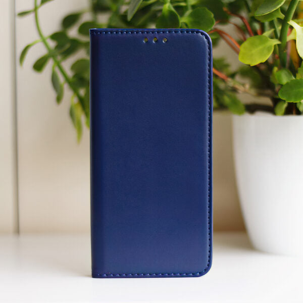 Husă pentru Honor Magic 7 Lite navy blue Smart Magnetic – Albastru