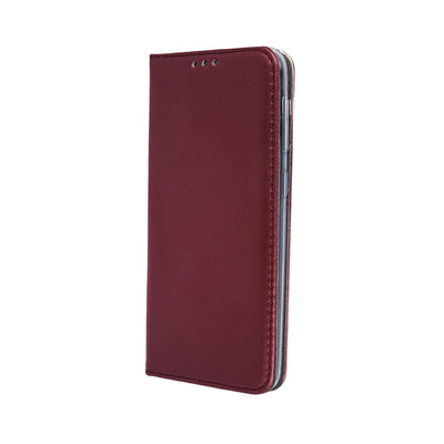 Husa Smart Magnet pentru Oppo A6 4G / A6 5G / A6X 4G / A6X 5G / A6S 4G / A6S 5G Global Burgundy