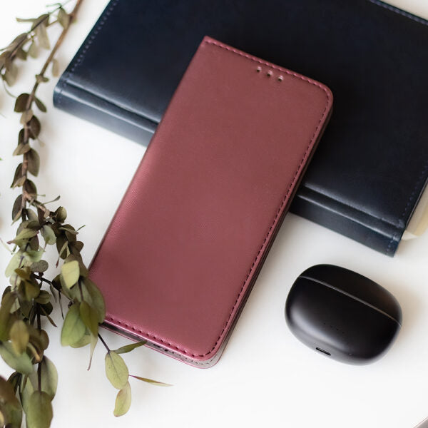 Husă pentru Motorola Edge 70 burgundy Smart Magnetic