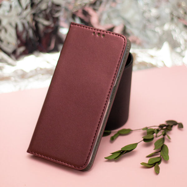 Husă pentru Motorola Moto G06 burgundy Smart Magnetic