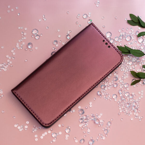 Husă pentru Motorola Edge 70 burgundy Smart Magnetic