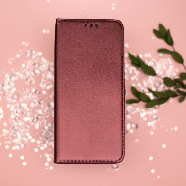 Husă pentru Honor X70 Smart Magnetic / X9d / Magic 8 Lite burgundy