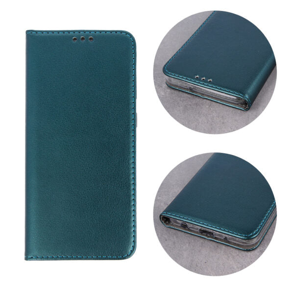 Husă pentru Motorola Moto G85 dark green Smart Magnetic – Verde
