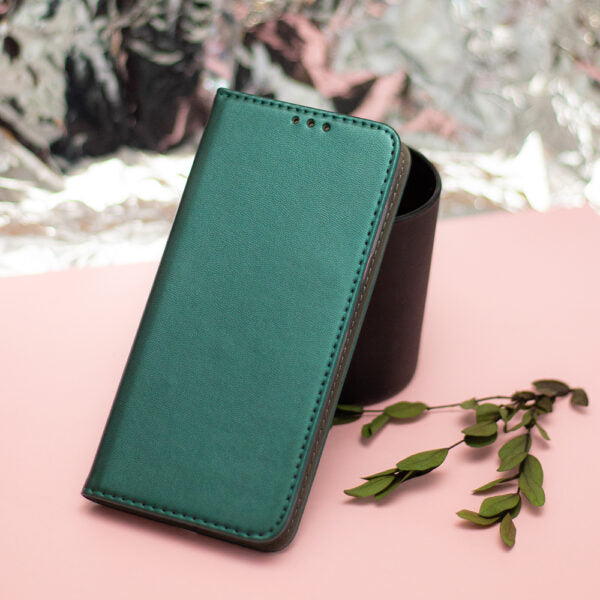 Husă pentru Motorola Moto G85 dark green Smart Magnetic – Verde