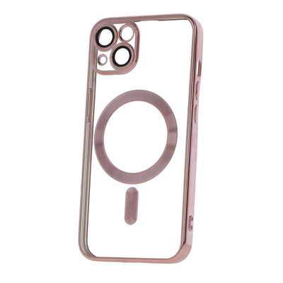 Husa Color Chrome Mag pentru Samsung Galaxy S25 FE Roz auriu