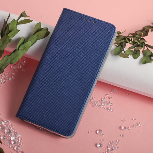 Husă pentru Motorola Moto G86 Power navy blue Smart Magnet – Albastru