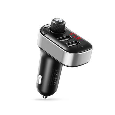 Incarcator auto XO Transmitter FM Bcc10 Bluetooth MP3 3,1A Negru