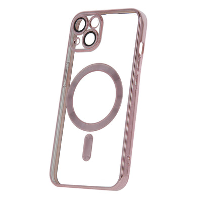 Husa Color Chrome Mag pentru iPhone 13 6,1" Roz auriu