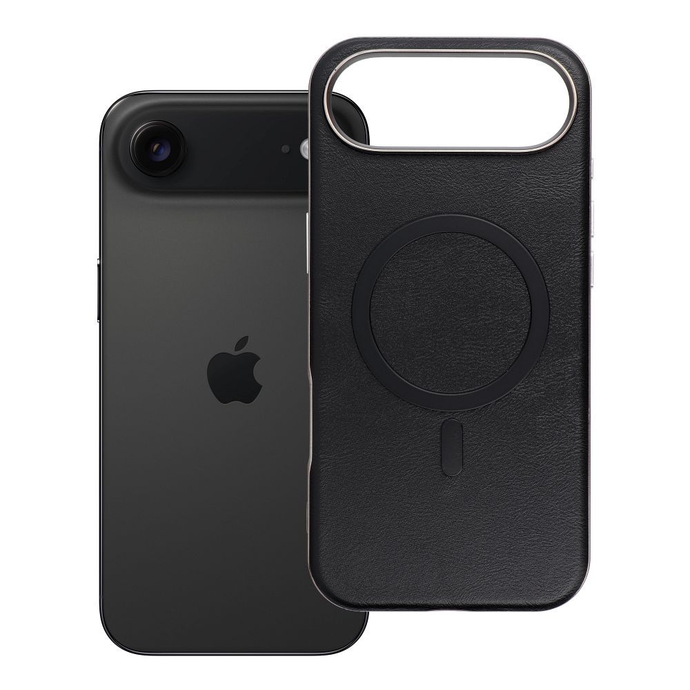 Husa Gentleman Mag pentru iPhone 17 AIR Compatible cu Magsafe Negru