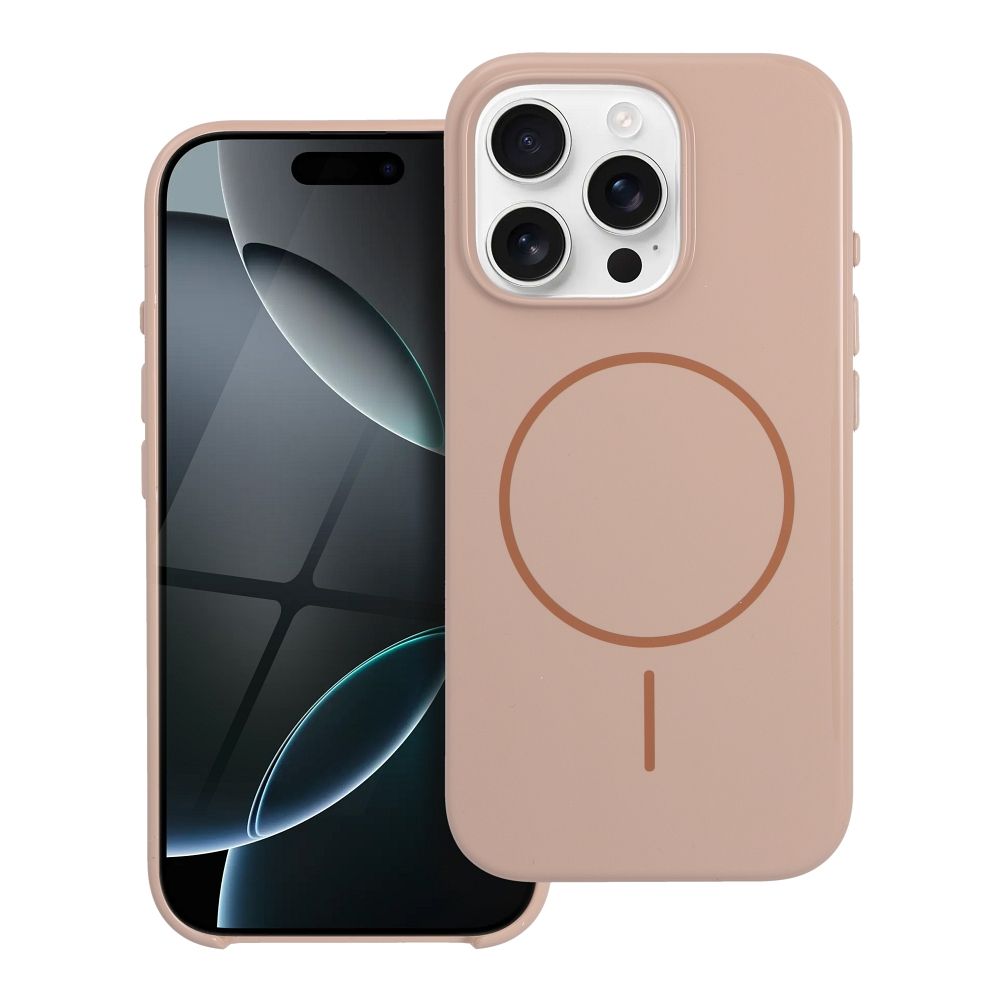 Husa Glossy Mag pentru iPhone 16 Plus Premium Compatible cu Magsafe si Camera Control Button Desert Auriu