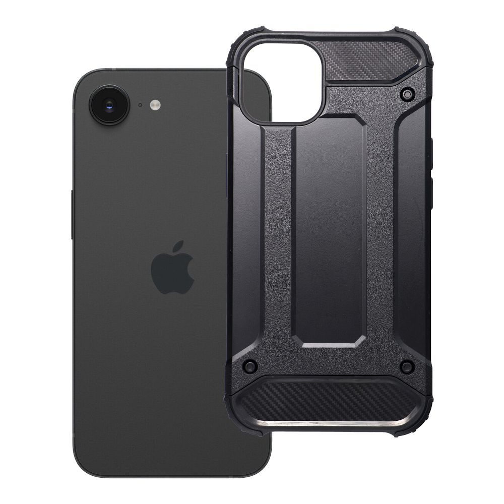 Husa Armor pentru iPhone 16e (SE 4 2025) / 17e Negru