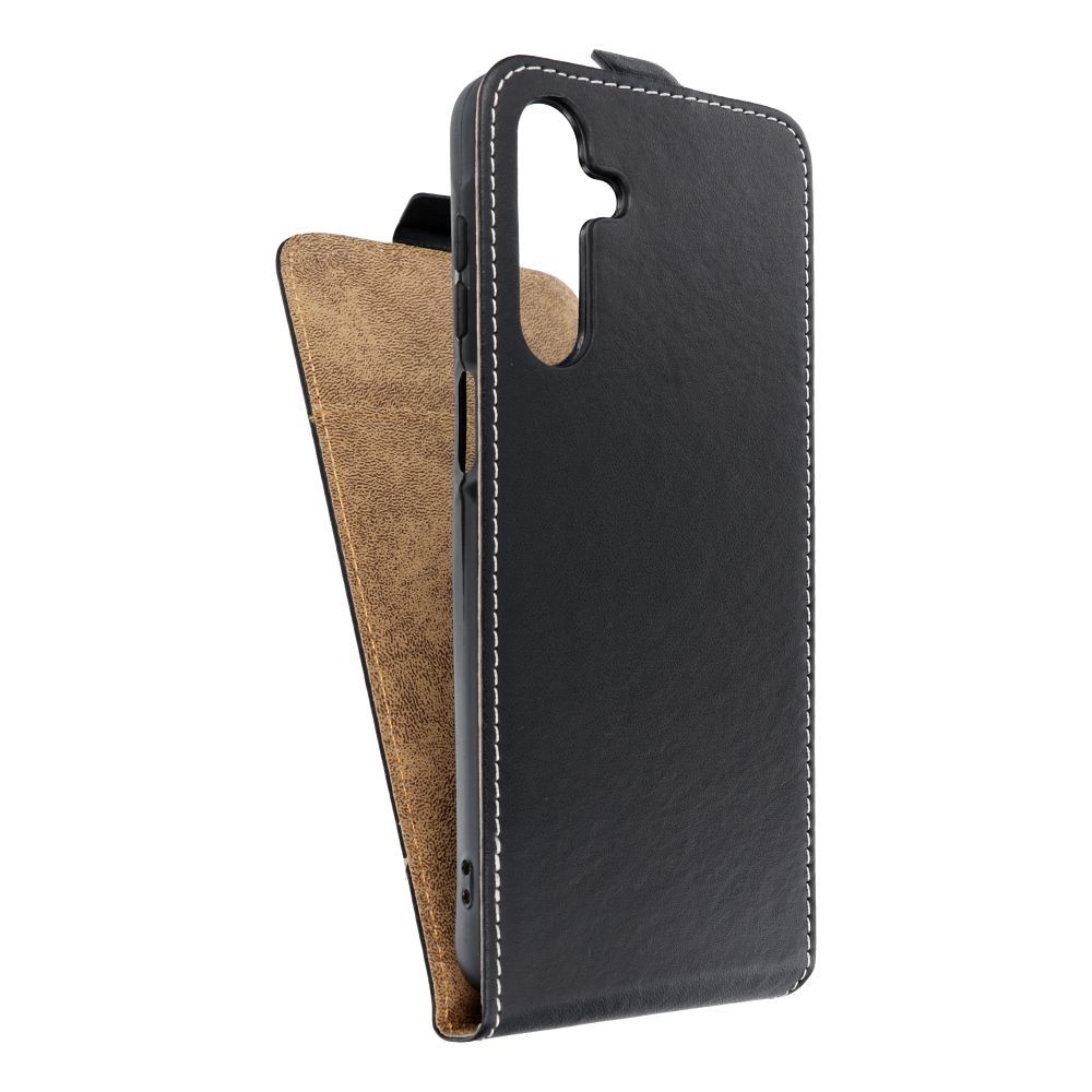 Husa Vertical Flip pentru Samsung A16 5G Slim Flexi Fresh Negru