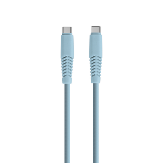 Setty cablu USB-C - USB-C 1,5 m 2,1A KSC-C-1.523 niebieski