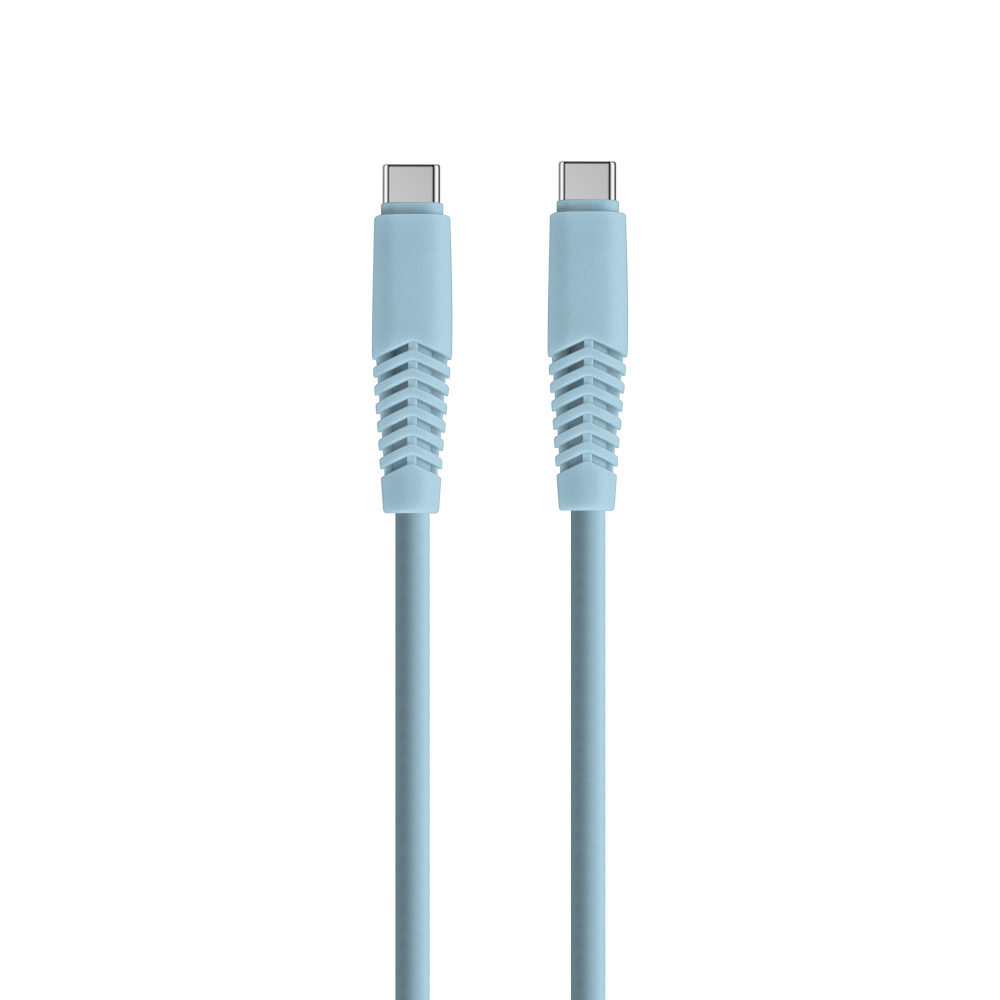 Setty cablu USB-C - USB-C 1,5 m 2,1A KSC-C-1.523 niebieski