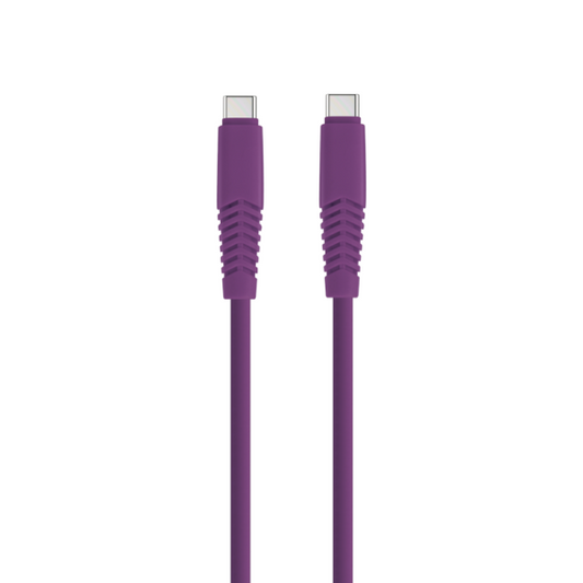 Setty cablu USB-C - USB-C 1,5 m 2,1A KSC-C-1.5219 Mov