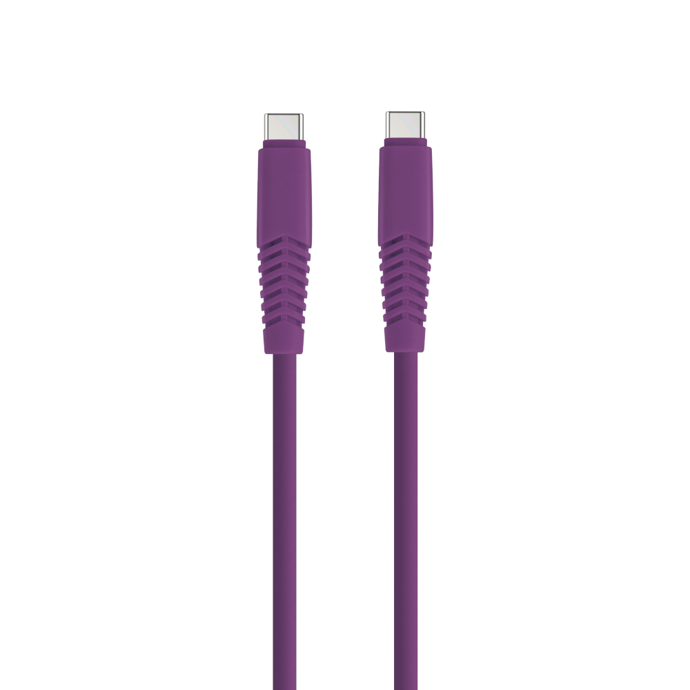 Setty cablu USB-C - USB-C 1,5 m 2,1A KSC-C-1.5219 Mov