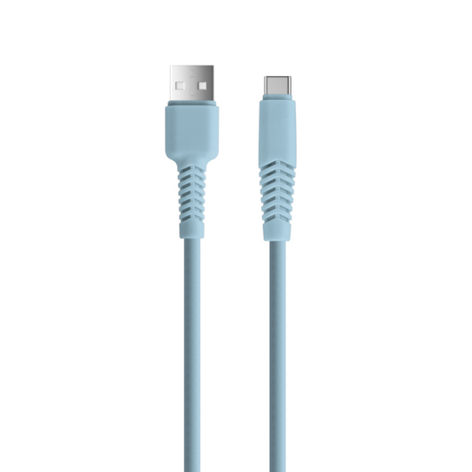 Setty cablu USB - USB-C 1,5 m 2,1A KSA-C-1.523 Albastru