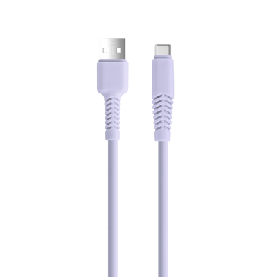 Cablu Setty USB - Usb-c 1,5 M 2,1A Ksa-c-1.529 Lilac
