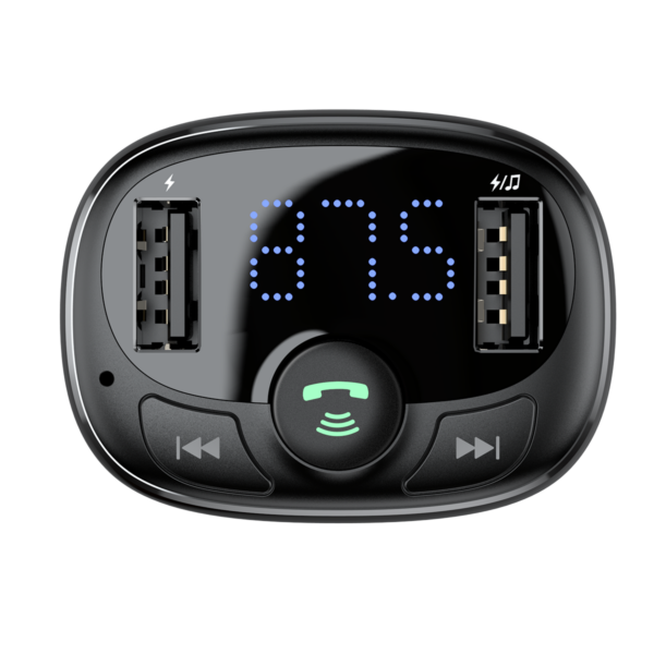 Transmițător FM Baseus T‑Shaped S‑09A Bluetooth MP3 negru