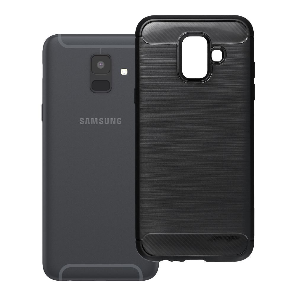 Husa Carbon 2.0 pentru Samsung A6 ( A6 2018 ) Negru