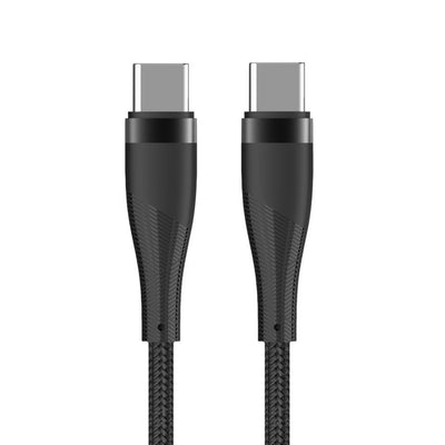 Cablu Maxlife Mxuc-08 Usb-c - Usb-c 1,0 M 100W Negru Nylon