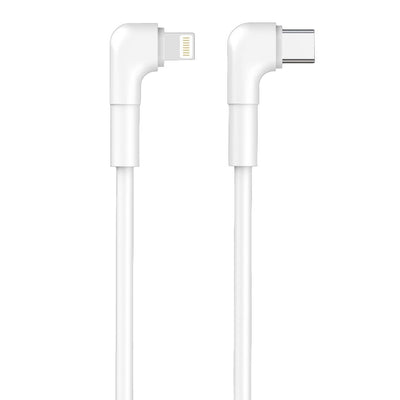 Cablu Maxlife Mxuc-09 Angle Usb-c - Lightning 1,0 M 27W Alb