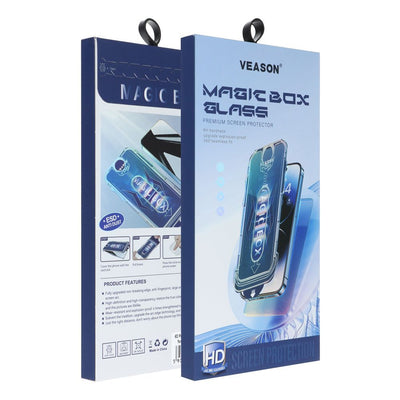 Folie Veason 6D Pro Easy-install sticla + Applicator - pentru iPhone 14 Pro Negru
