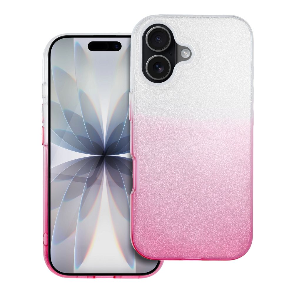 Husa Shining pentru iPhone 17 Transparent Roz
