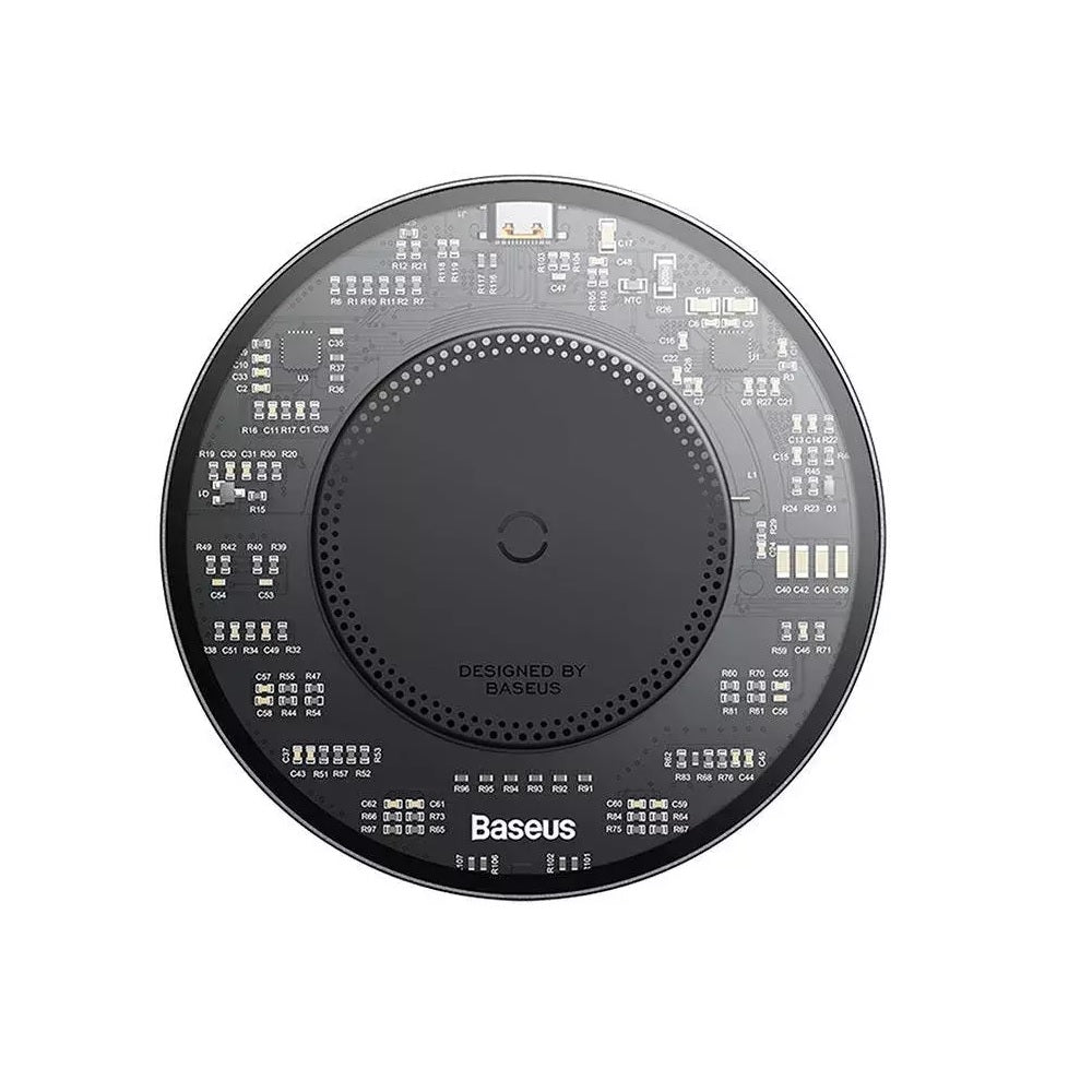 Încărcător wireless Baseus Simple 2 15W negru