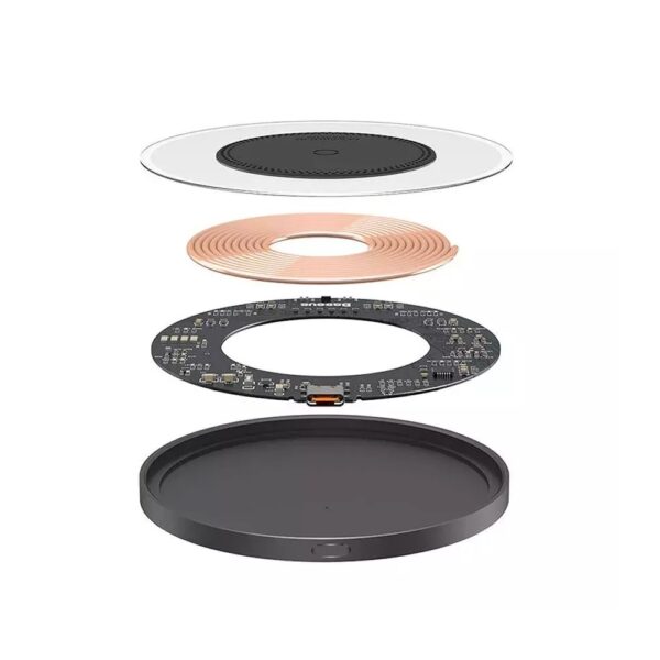 Încărcător wireless Baseus Simple 2 15W negru
