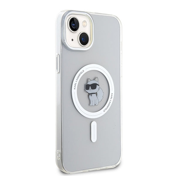 Husă pentru iPhone 15 Plus Karl Lagerfeld 6,7" KLHMP15MHFCCNOT transparent HC Magsafe IML C – Transparent