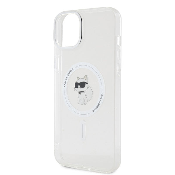Husă pentru iPhone 15 Plus Karl Lagerfeld 6,7" KLHMP15MHFCCNOT transparent HC Magsafe IML C – Transparent