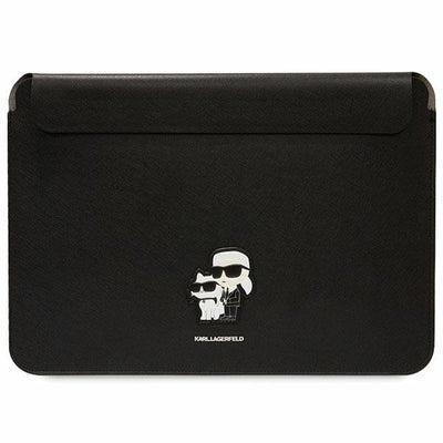 Husa laptop Karl Lagerfeld Bag pentru Laptop 14" Negru Saffiano Karl&Choupette