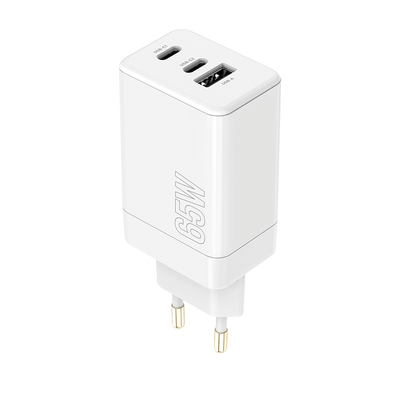 Incarcator Maxlife Mxtc-08-65acc PD QC 2x Usb-c 1x USB 65W Alb