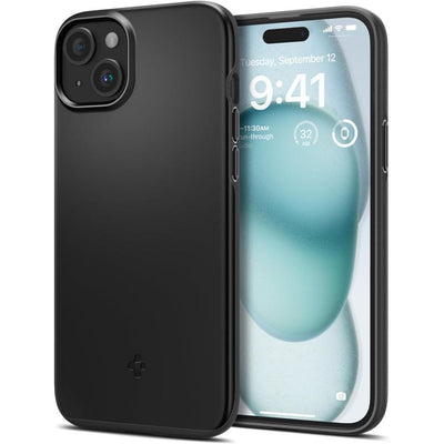 Husa Spigen Thin Fit pentru iPhone 15 6,1" Negru