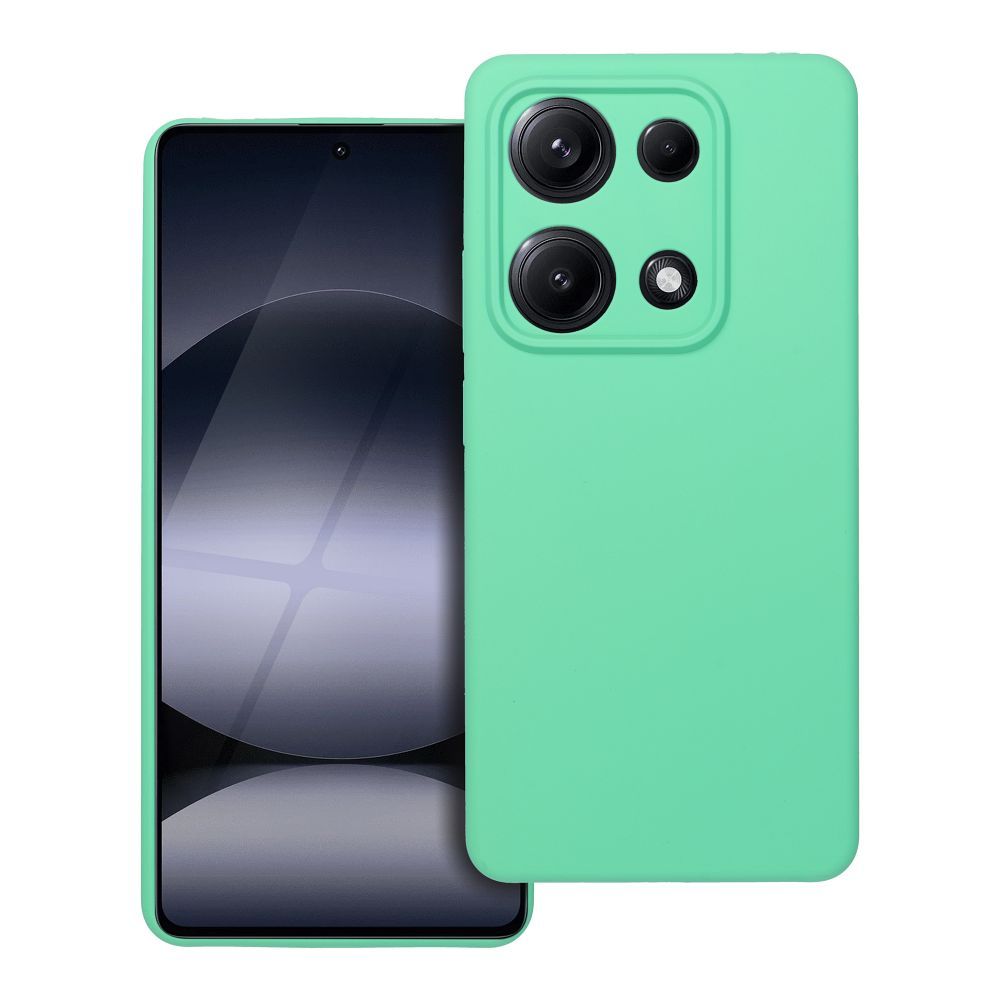 Husa pentru Xiaomi Redmi Note 14S Silicone 2mm (Camera Protection) Mint