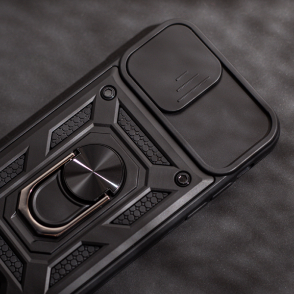 Husă pentru Honor 400 black Defender Slide – Negru
