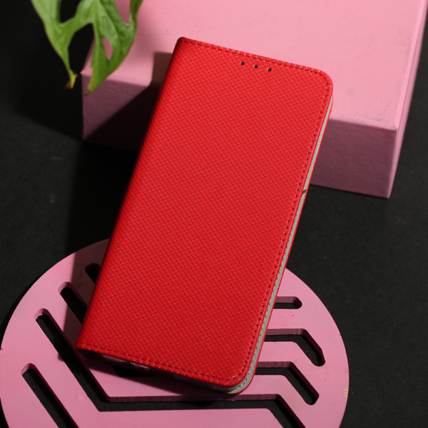 Husă pentru Motorola Moto G06 red Smart Magnet – Roșu