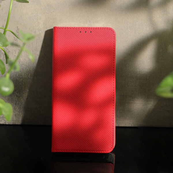 Husă pentru Motorola Moto G56 red Smart Magnet – Roșu