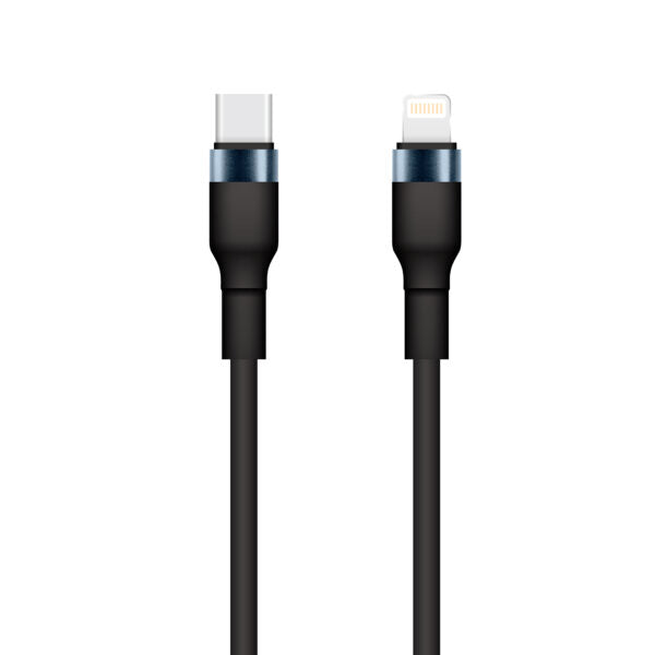 Setty USB-C - Lightning cablu 1m 3A KSC-L-131 Negru