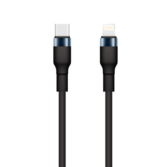 Setty USB-C - Lightning cablu 1m 3A KSC-L-131 Negru