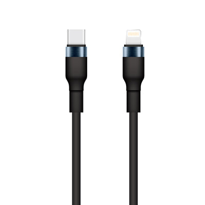 Cablu Setty Usb-c - Lightning 1m 3A Ksc-l-131 Negru