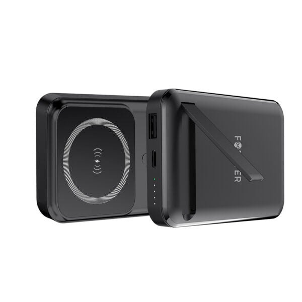 Forever wireless power bank MATB-100 PD QC 22.5W 10000 mAh magnetic negru