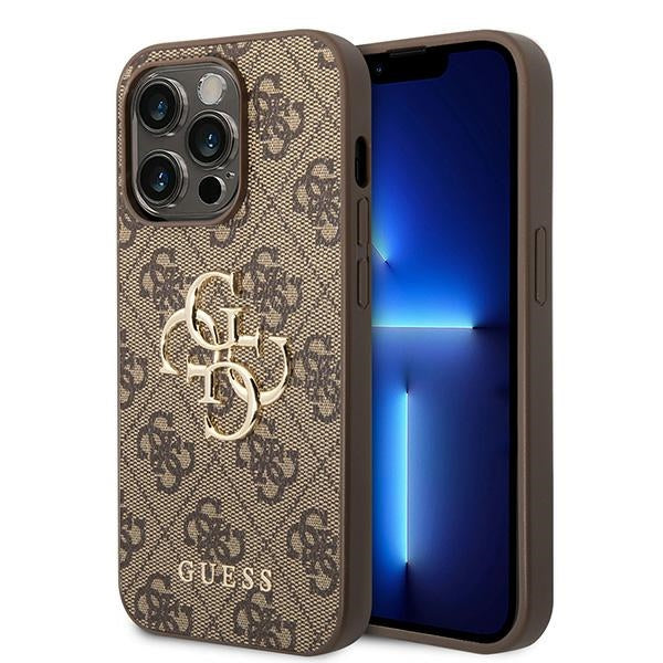 Husa Guess pentru iPhone 15 Pro 6.1" Guhcp15l4gmgbr Maro Hardcase 4G Big Metal Logo